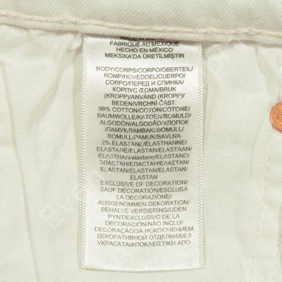 Polo Ralph Lauren Jeans Mens 34 White Varick Slim Straight Low Stretch New - Picture 6 of 7